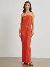 Vitamin C Tied Tube Long Dress